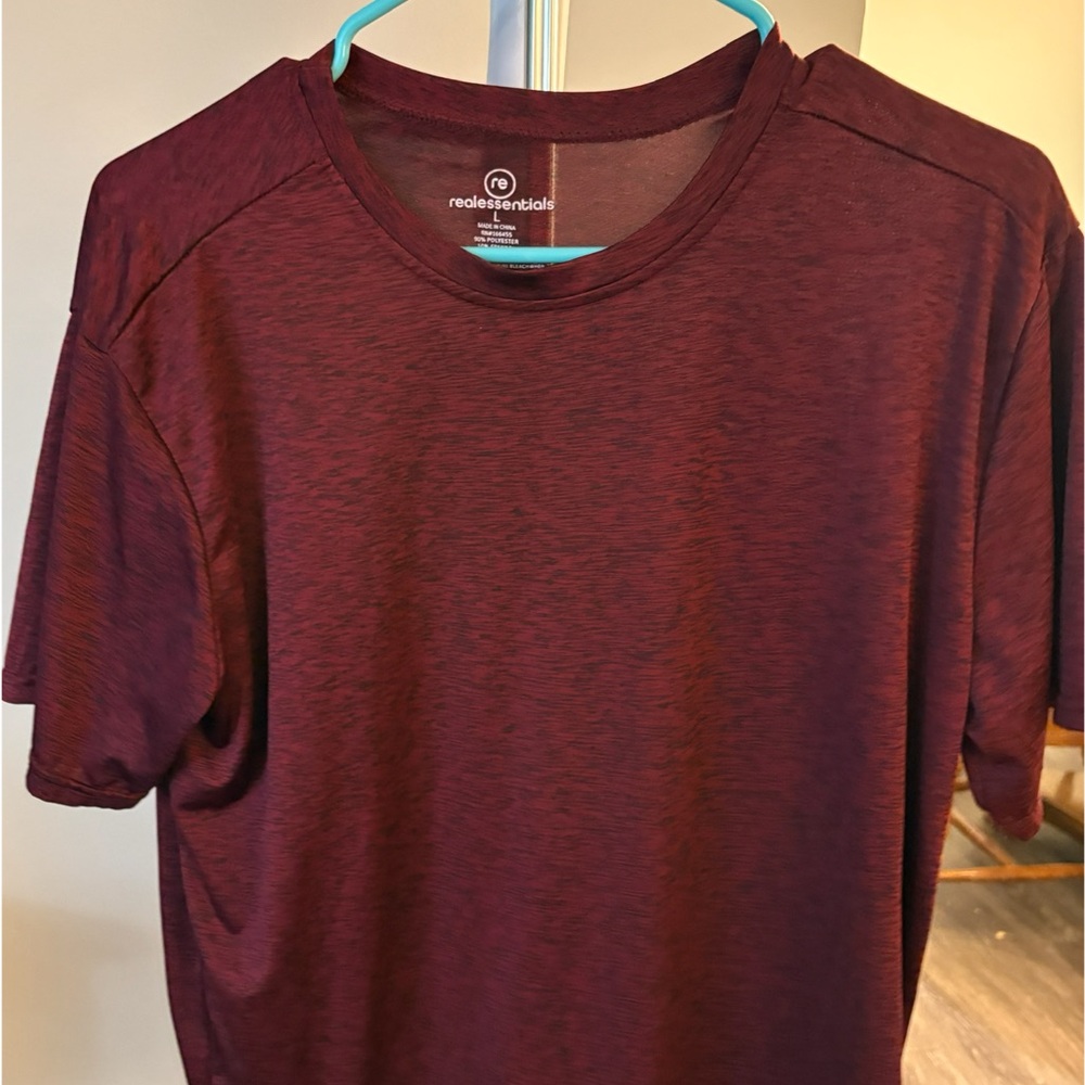 Essentials Men's Deep Burgundy Short Sleeve Tee